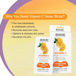 DR.Rashel Nose Pore Strips For Pore Cleansing | Deep Cleansing Nose Strips For Instant And Painless Blackheads Removal | Deep Purifying Blackhead Remover Strips for Nose | 10 PCS (Vitamin C)