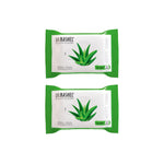 DR.Rashel Aloe Vera Pack of 2 Face Wipes, Enriched with goodness of Glycerin and Aloe Vera Extract | For Multi purpose use | Gives Refreshing and Glowing Skin.(25 pc x 2)