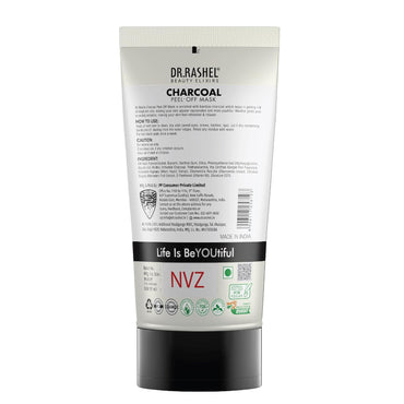 DR.RASHEL Charcoal Peel Off Mask For Men & Women (120ml) | Fights Pollution & Dirt | Removes Impurities & Acne | Deeply Detoxifies Skin | Pack of 1