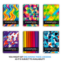 Classmate Pulse Spiral Notebook - Single line, 300 Pages, Wiro, 240mm x 180 mm