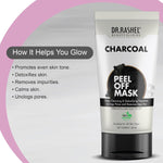 DR.RASHEL Charcoal Peel Off Mask For Men & Women (120ml) | Fights Pollution & Dirt | Removes Impurities & Acne | Deeply Detoxifies Skin | Pack of 1
