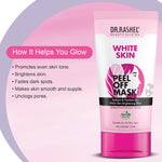 DR.RASHEL White Skin Peel Off Mask For Men & Women (120ml) | Fights Pollution & Dirt | Removes Impurities & Acne | Deeply Detoxifies Skin | Pack of 1