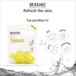 DR.RASHEL Lemon Face Sheet Mask With Serum For Women and Men | All Skin Types | Soft and Healthy Skin | Deep Cleansing & Oil Control | Repairing & Nourishment | Soothing And Hydrating | Paraben Free | Pack Of 2 | 20 Grams Each