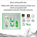 DR.Rashel Aloe Vera Skin Series Infused with the Goodness of Aloe Vera Extract & Vitamin E | Gently Cleanses & Boost Hydration | Facial Cleanser, Day Cream, Night Cream & Face Serum