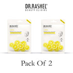 DR.RASHEL Lemon Face Sheet Mask With Serum For Women and Men | All Skin Types | Soft and Healthy Skin | Deep Cleansing & Oil Control | Repairing & Nourishment | Soothing And Hydrating | Paraben Free | Pack Of 2 | 20 Grams Each