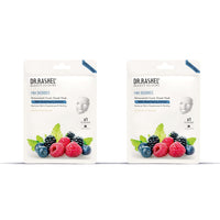 DR.RASHEL Mix Berries Face Sheet Mask With Serum For Women and Men | All Skin Types | Soft and Healthy Skin | Deep Cleansing & Oil Control | Repairing & Nourishment | Soothing And Hydrating | Paraben Free | Pack Of 2 | 20 Grams Each