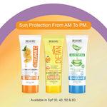 DR.RASHEL Vitamin C Sunscreen SPF 60 PA+++ Gel Ultra Hydrating Protects Your Skin From UV Rays With Matte Look Oil Control For Normal to Oily Skin Parabean Free – 100 ML