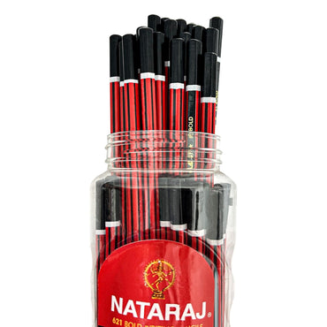 Nataraj 621 Pencil Jar-Pack Of 50|Black