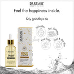 Dr.Rashel Gold Face Serum for Moisturizing & Glowing Skin | Fighting against Aging, Sun Damage, Dark Spots | 30ml