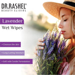 DR.Rashel Lavender Pack of 2 Face Wipes, Enriched with goodness of Lavener and Aloe Vera Extract | For Multi purpose use | Gives Refreshing and Glowing Skin.(25 pc x 2)