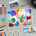 Doms Art Strokes Kit | Perfect Value Pack | Kit for Creative Minds | Gifting Range for Kids | Combination of 10 Stationery Items | Pack of 1