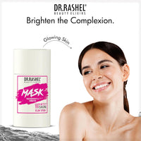 DR.RASHEL De-Tan Clay Stick Mask For Women & Men Purifying Skin For Glowing And Brightening Skin Paraben Free Suitable For All Skin Oily To Normal – 40 Grams