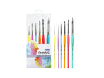 DOMS AMARIZ Candy Brush Round Set of 6 | Sizes 2, 4, 6, 8, 10, 12