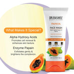 DR.RASHEL Papaya Face wash With Natural Papaya Extracts & Fruits Infused Facewash Deep cleansing and skin brightening for oily and dry skin - 100 ml