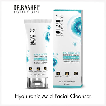 DR. RASHEL HYALURONIC ACID FACIAL CLEANSER PROVIDE EVEN SKIN TONE & SKIN CELL REGENERATION 80 ML