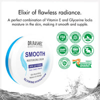 DR.Rashel Smooth Moisturizer Face Cream For winter, Instant Hydration, Non-Greasy/oily Cream With Glycerin & Jojoba Oil, 75 Ml