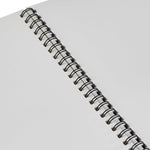 College Spiral Notebook, A5, Size 5.5x8.2 inches, Blank | Travel Writing Notebook, Journal, Notepad, Sketchbook | For Students, Office | Subject Diary | Pack of 3 (Black Cover)