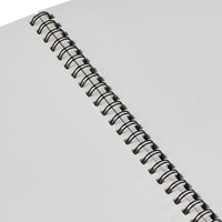 College Spiral Notebook, A5, Size 5.5x8.2 inches, Blank | Travel Writing Notebook, Journal, Notepad, Sketchbook | For Students, Office | Subject Diary | Pack of 3 (Black Cover)