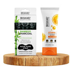 DR.RASHEL Charcoal Nose Strips & Vitamin C Face Wash Combo for Clearer Skin.