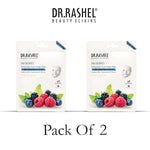 DR.RASHEL Mix Berries Face Sheet Mask With Serum For Women and Men | All Skin Types | Soft and Healthy Skin | Deep Cleansing & Oil Control | Repairing & Nourishment | Soothing And Hydrating | Paraben Free | Pack Of 2 | 20 Grams Each