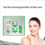 DR.Rashel Aloe Vera Skin Series Infused with the Goodness of Aloe Vera Extract & Vitamin E | Gently Cleanses & Boost Hydration | Facial Cleanser, Day Cream, Night Cream & Face Serum