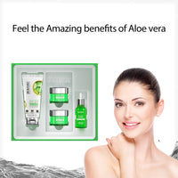 DR.Rashel Aloe Vera Skin Series Infused with the Goodness of Aloe Vera Extract & Vitamin E | Gently Cleanses & Boost Hydration | Facial Cleanser, Day Cream, Night Cream & Face Serum