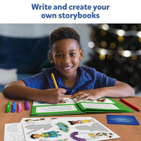 Skillmatics Storybook Adventure Art Kit - Write & Create Storybooks, Creative Activity, DIY Kit, 150+ Stickers, Gifts for Kids Ages 5, 6, 7, 8, 9, 10 - Multicolor