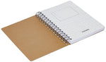Solimo Notebooks, Spiral-Bound, Kraft Cover, Lightweight, Pleasing Designs (A5, 160 Pages, 100 GSM, Set of 3)