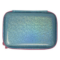 Smily Kiddos Sparkle Pencil Case - Narwhale Theme (Light Blue) School Pencil Cases For Boys&Girls|Birthday Return Gifts|Kids School Supplies|Kids School Stationery|Hardtop Pencil Cases