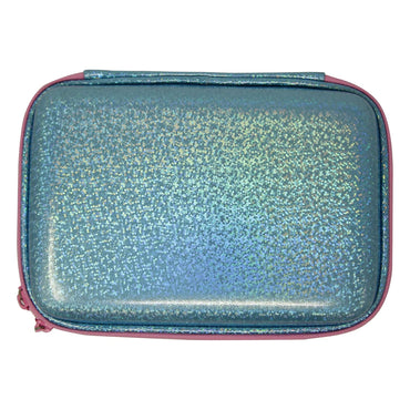 Smily Kiddos Sparkle Pencil Case - Narwhale Theme (Light Blue) School Pencil Cases For Boys&Girls|Birthday Return Gifts|Kids School Supplies|Kids School Stationery|Hardtop Pencil Cases