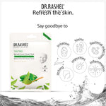 DR.RASHEL Tea Tree Face Sheet Mask With Serum For Women and Men | All Skin Types | Soft and Healthy Skin | Deep Cleansing & Oil Control | Repairing & Nourishment | Soothing And Hydrating | Paraben Free | Pack Of 4 | 20 Grams Each