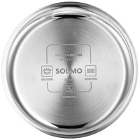 solimo Tri-Ply Stainless Steel Tope with Steel Lid (16 cm, 1.5 litres)