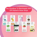 DR.Rashel Strawberry Nose Strips For Pore Cleansing | Nose Pore Strips For Painless Blackheads Removal | Instant Blackhead Remover Strips for Nose | 10 PCS