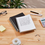 College Spiral Notebook, A5, Size 5.5x8.2 inches, Blank | Travel Writing Notebook, Journal, Notepad, Sketchbook | For Students, Office | Subject Diary | Pack of 3 (Black Cover)