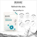 DR.RASHEL Hyaluronic Face Sheet Mask With Serum For Women And Men | All Skin Types | Repairing & Nourishment | Soothing And Hydrating | Paraben Free | Pack Of 4 | 20 Grams Each