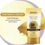 DR.RASHEL Golden Glow Peel Off Mask For Men & Women (120ml) | Fights Pollution & Dirt | Removes Impurities & Acne | Deeply Detoxifies Skin | Pack of 1