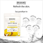 DR.RASHEL Ubtan Face Sheet Mask With Serum For Women and Men | All Skin Types | Soft and Healthy Skin | Deep Cleansing & Oil Control | Repairing & Nourishment | Soothing And Hydrating | Paraben Free | Pack Of 2 | 20 Grams Each