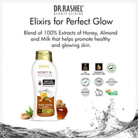 DR.RASHEL Honey & Almond Body Lotion For Men & Women (400 ML)