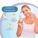 Dr.Rashel Hyaluronic Foaming Face Wash For Deep Moisturizing With Vitamin B5 & Licorice Extract For Fresh & Bright Skin (150 ml)