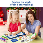 Skillmatics Storybook Adventure Art Kit - Write & Create Storybooks, Creative Activity, DIY Kit, 150+ Stickers, Gifts for Kids Ages 5, 6, 7, 8, 9, 10 - Multicolor