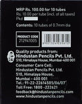 NATARAJ Lead Pointz 0.7mm 2BH Refill for Mechanical Pencils, Smooth Dark Lead, Break Resistant, Comfortable Grip for Writing, Everyday Writing Activities (Pack of 10)