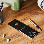 Solimo Wirebound Pocket Size Notebook, A7 Size, 90 Pages,Single Ruled, 70 GSM Paper