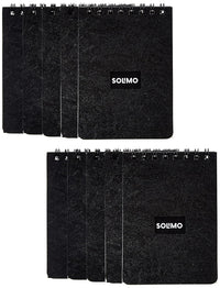 Solimo Wirebound Pocket Size Notebook, A7 Size, 90 Pages,Single Ruled, 70 GSM Paper