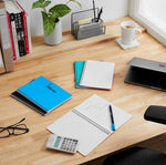 Solimo Notebooks, Spiral-Bound, Lightweight, Vibrant Colours (A5, 100 Pages, 70 GSM, Set of 5)