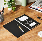 Solimo Wirebound Notebook, A5 Size, 160 Pages, Single Ruled, 70 GSM Paper