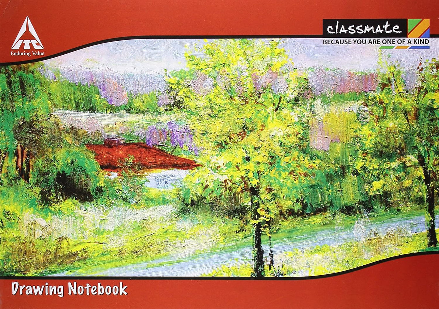 Classmate Acrylic Paper Drawing Book-Unruled, 36 Pages, 210 Mm X 297 Mm, Pack of 12