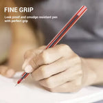 DOMS DF 0.6 GL Red Ink Ball Pen  (Pack of 80, Ink Color - Red)