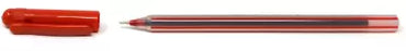 DOMS DF 0.6 GL Red Ink Ball Pen  (Pack of 80, Ink Color - Red)