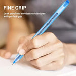 DOMS Fine Point Trio-Matic + Ball Point Pen Box Set | Lightweight, Smooth Writing Ball Pen  (Pack of 60, Ink Color - Blue)