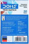 DOMS Trio-Matic + Red Ink Ball Pen  (Pack of 100, Ink Color - Red)